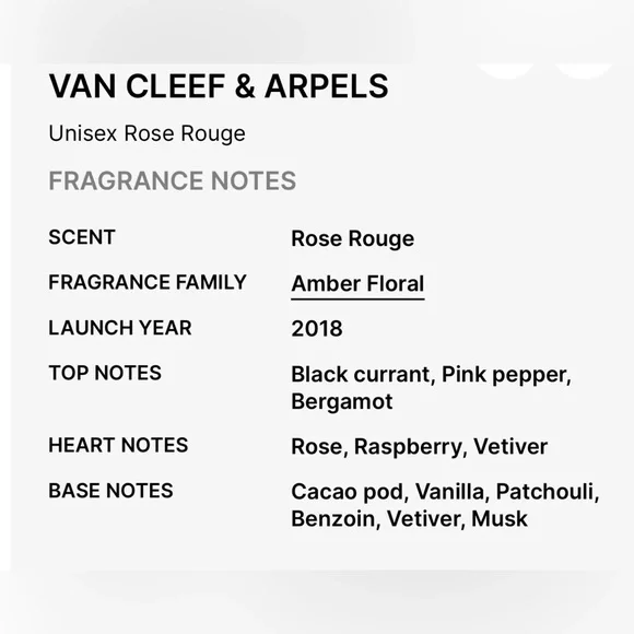 Van Cleef & Arpels Rose Rouge Fragrance - Picture 2 of 4